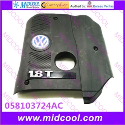HIGH QUALITY 2000 01 02 03 04 PASSAT ENGINE COVER 1.8T 058103724cover