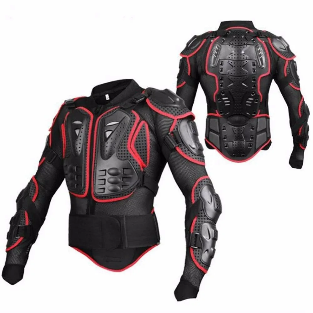 1pcs New Motorcycle Motocross Racing Protective Armor Jacket Gear Spine Chest