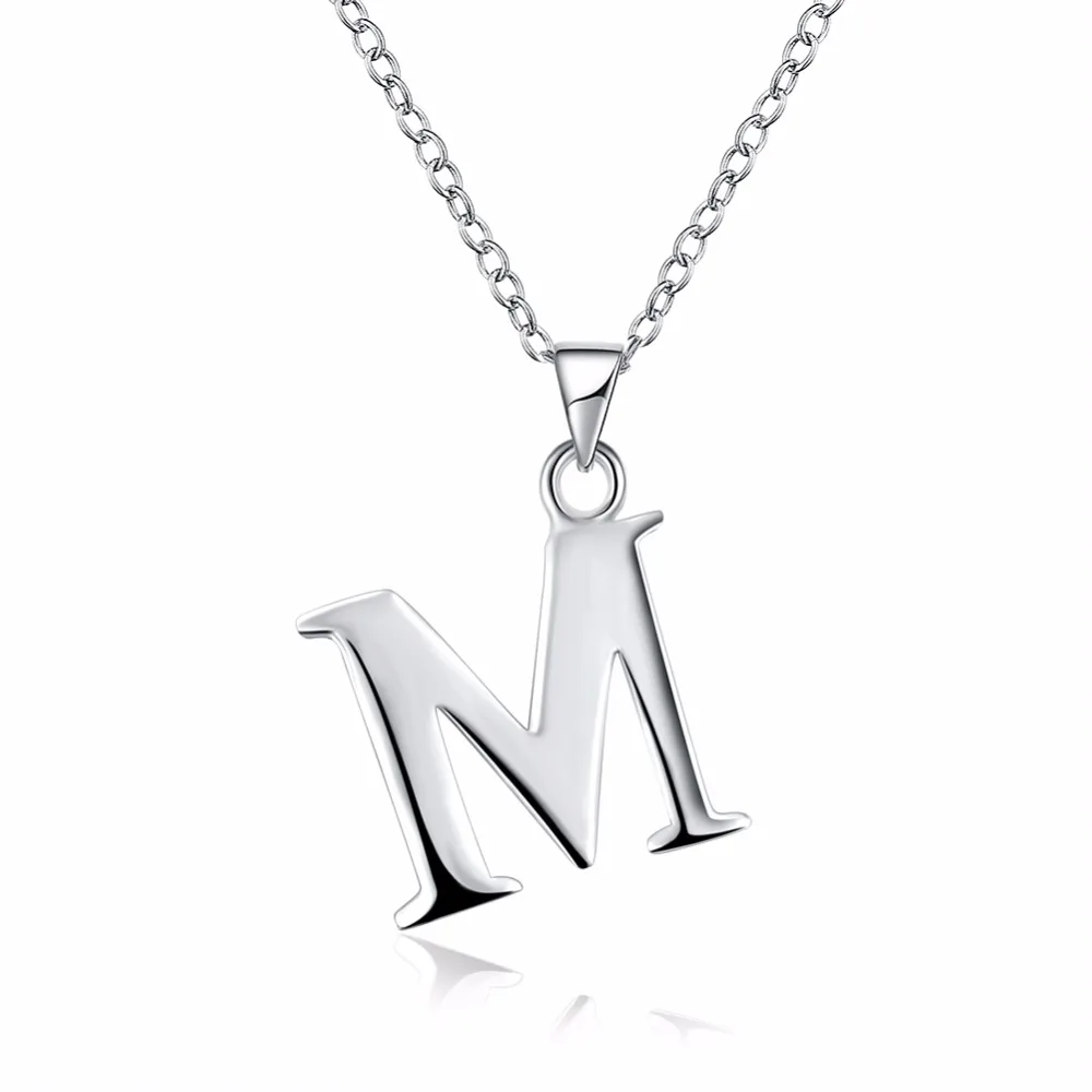 Murah Huruf Collares untuk Wanita 925 Perak Padat Warna Liontin Kalung A B C D E F G H I J K L M N O P Q R S T U V W X Y Z Jual Huruf Collares untuk Wanita 925 Perak Padat Warna Liontin Kalung A B C D E F G H I J K L M N O P Q R S T U V W X Y Z