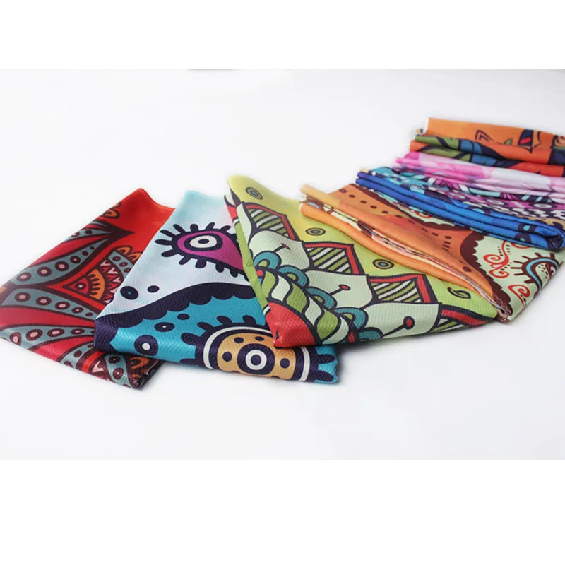 Printed Pattern Yoga Mat Towel