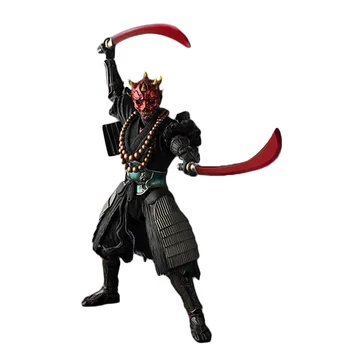 

18CM Famous admiral MOVIE REALIZATION Star Wars armed monk dozen lacing braid Darth Maul figure EN5