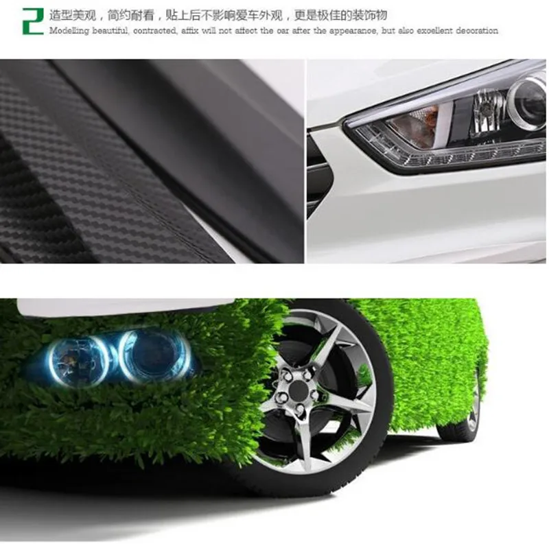 

2pcs Car Bumper Anti-collision Strip Stickers For Hyundai Nexo Santa Fe 4 Grand Santa Fe Solaris Tucson Car Accessories