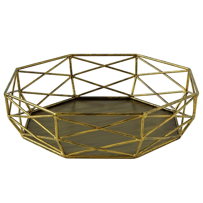 

Sweetgo Geometric Shape Tray Vintage Cake Tools For Dessert Hollow Out Table Decorating Basket Cake Stands