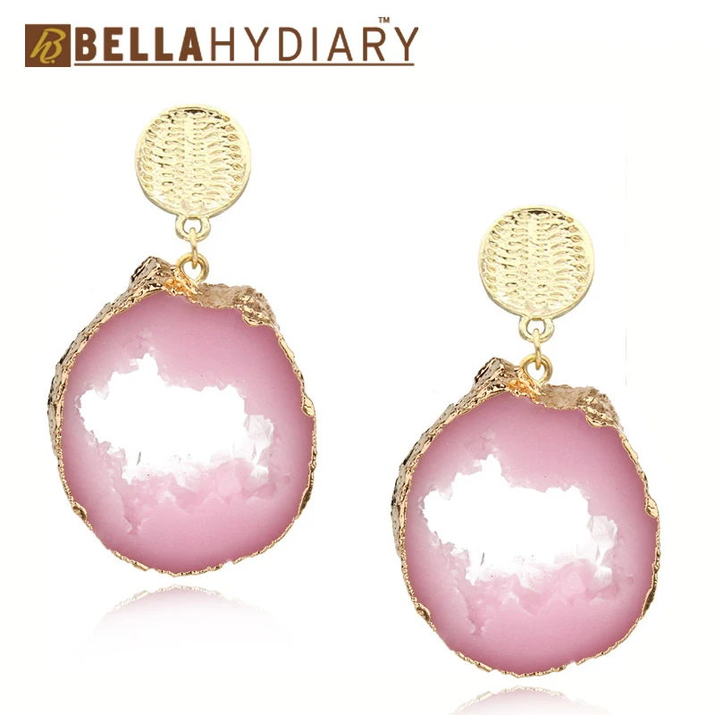 Druzy earrings resin earrings jewelry Ohrringe bijoux earings earring earing pendientes brinco big earrings vintage jewelry wedding earrings geometric earrings long earrings gifts for women