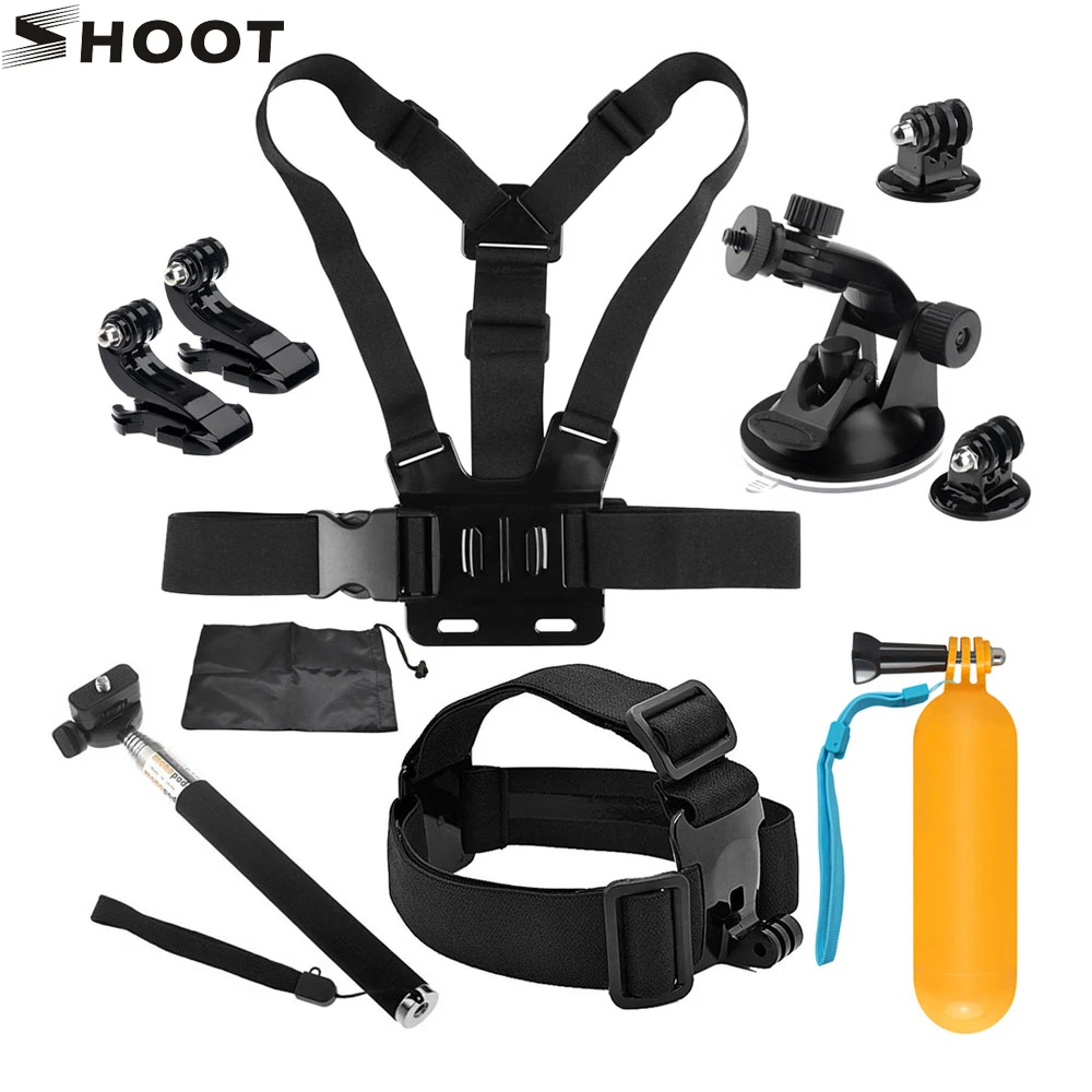 SHOOT Action Camera Accessories for GoPro Hero 6 5 7 SJCAM Xiaomi Yi 4K H9 Go Pro Tripod Holder Monopod Strap Mount for Go Pro 7 SHOOT Action Camera Accessories for GoPro Hero 6 5 7 SJCAM Xiaomi Yi 4K H9 Go Pro Tripod Holder Monopod Strap Mount for Go Pro 7