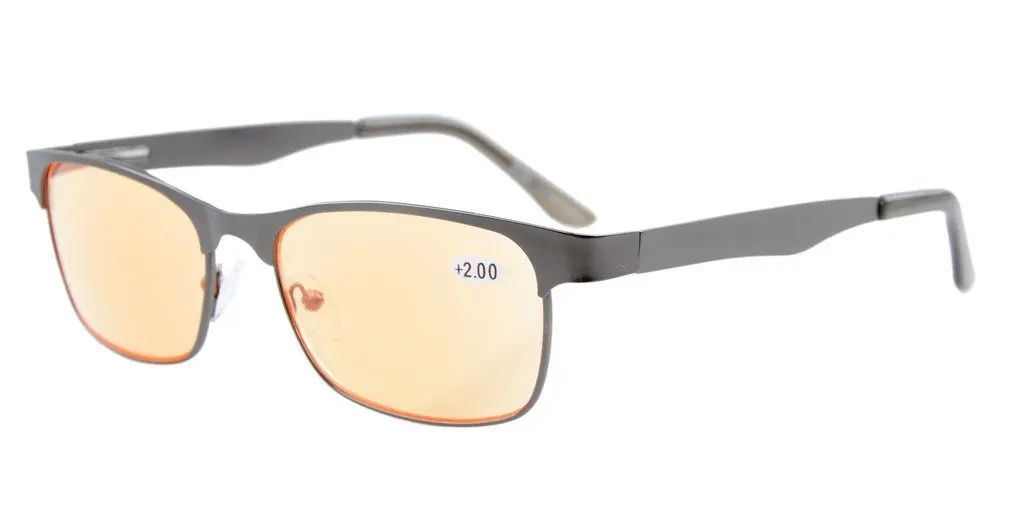 Eyekepper Metal Frame Spring Hinge Computer Reading Glasses Readers