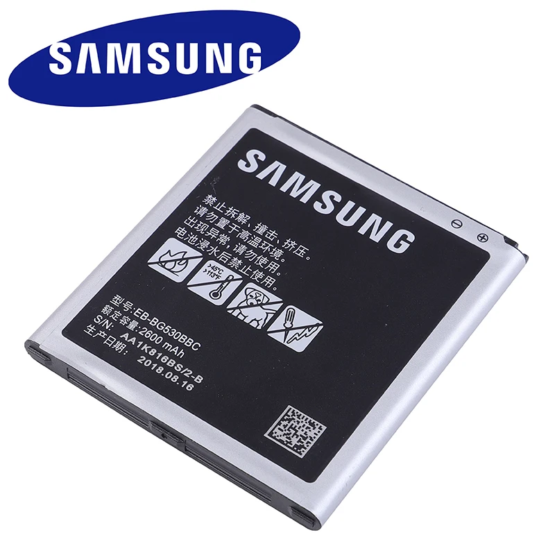 Оригинальный Samsung Galaxy Grand Prime J3 2016 J320F j2 prime G5308W G530 G530H G531F J5 2015 аккумулятор 2600 мА * ч