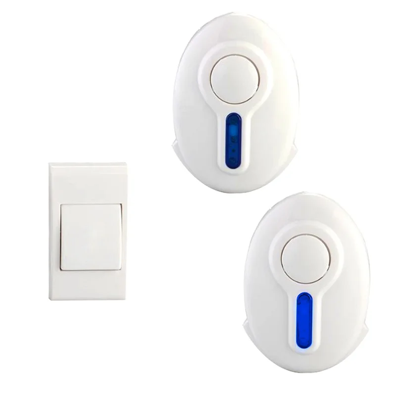 

Durable Creative High Quality LED Indicator 100M Range Home Security Hot Gate Alarm Door Bell Wireless Doorbell 32 Tune Songs