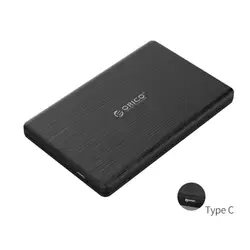 ORICO 2588C3-BK 2,5 дюймов Тип-C жесткий диск USB 3,1 HDD Case 5 Гбит Поддержка UASP жесткий диск коробка для SATA HDD SSD