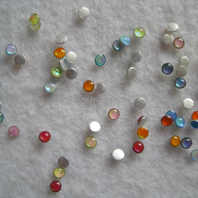

OD-127 1000pcs/bag Free Shipping 3D 3mm High Quality Stud Shiny Nail Decoration Lovely Outlooking