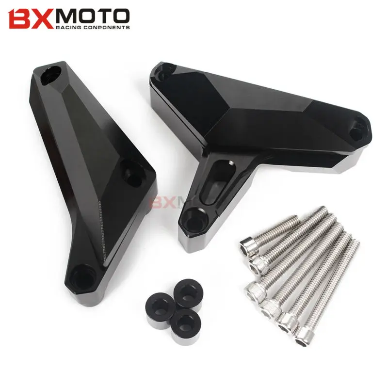 Mt 09 mt мотоцикл части двигателя защитная крышка протектор черный статор CNC