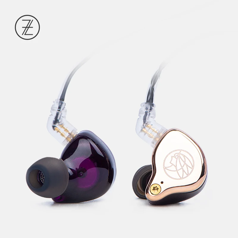 TFZ T2 ароматный цитра T2 3,5 мм вкладыши Earphone2Pin металлическая Лицевая панель Hi-Fi IEM спортивные музыка динамическая гарнитура вкладыши - Цвет: Purple