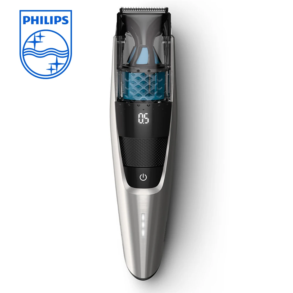 PHILIPS борода стайлер вакуумная центрифуга триммер BT7220/15 с подключи и играй точный набор головка моющая Мужская многофункциональная бритва
