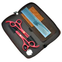 5.5 “tijeras del Peluquero Tijeras de Corte de Pelo y Tijeras de Entresacar Profesional Peluquería Styling Herramientas, LZS0346