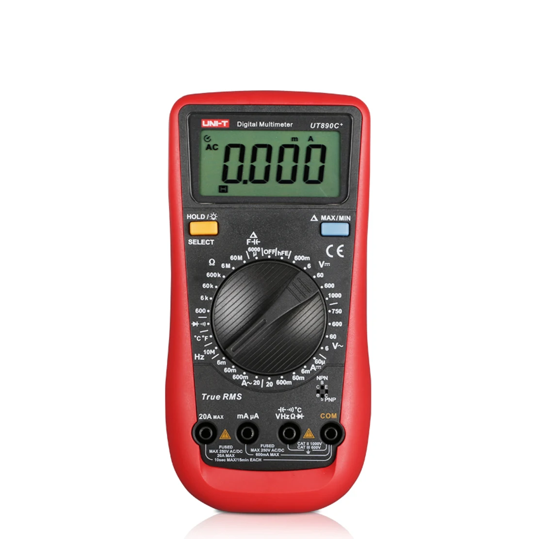 

M096 UNI-T UT890C+ True RMS Digital Multimeter with C/F Temperature Capacitance Frequency Multi Meter Diode Tester