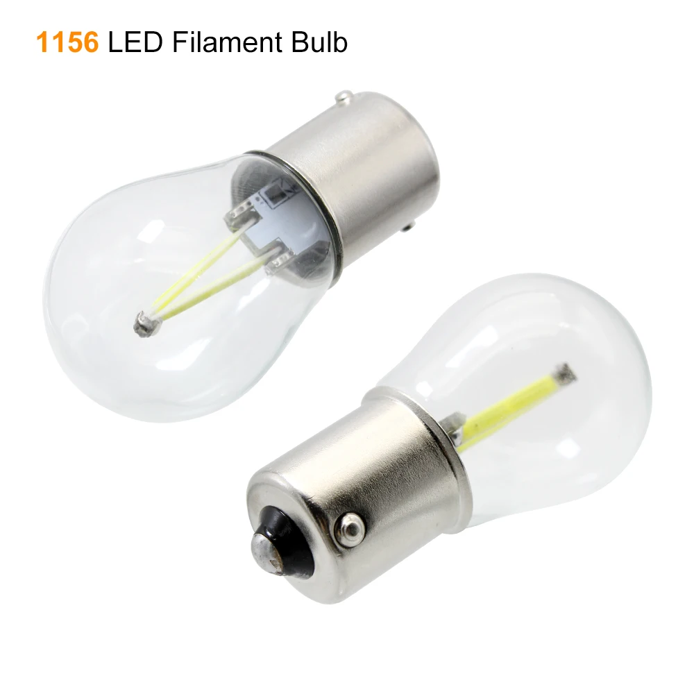 Светодиодный 1156 1157 светодиодный Филамент puce de voiture lumiere S25 auto vehicle tournant inverse ampoule lampe