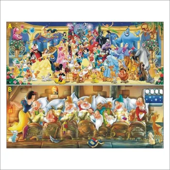 

5D DIY Diamond Painting Disney Princess & Friends Mosaic Cross Stitch Full Square Diamond Home Decoration Kids Gift DY01