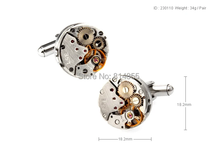 

mechanical watch movement cufflinks,men's cufflinks,jewelry