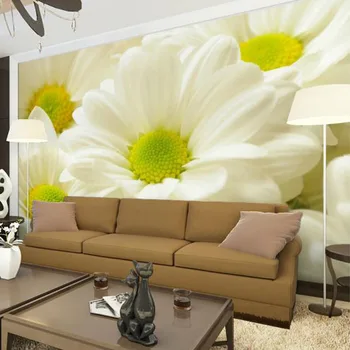 

Modern Simple Flower Mural 3D Wallpaper Living Room Bedroom Dining Room Cozy Design Interior Decor Wall Paper Papel De Parede 3D
