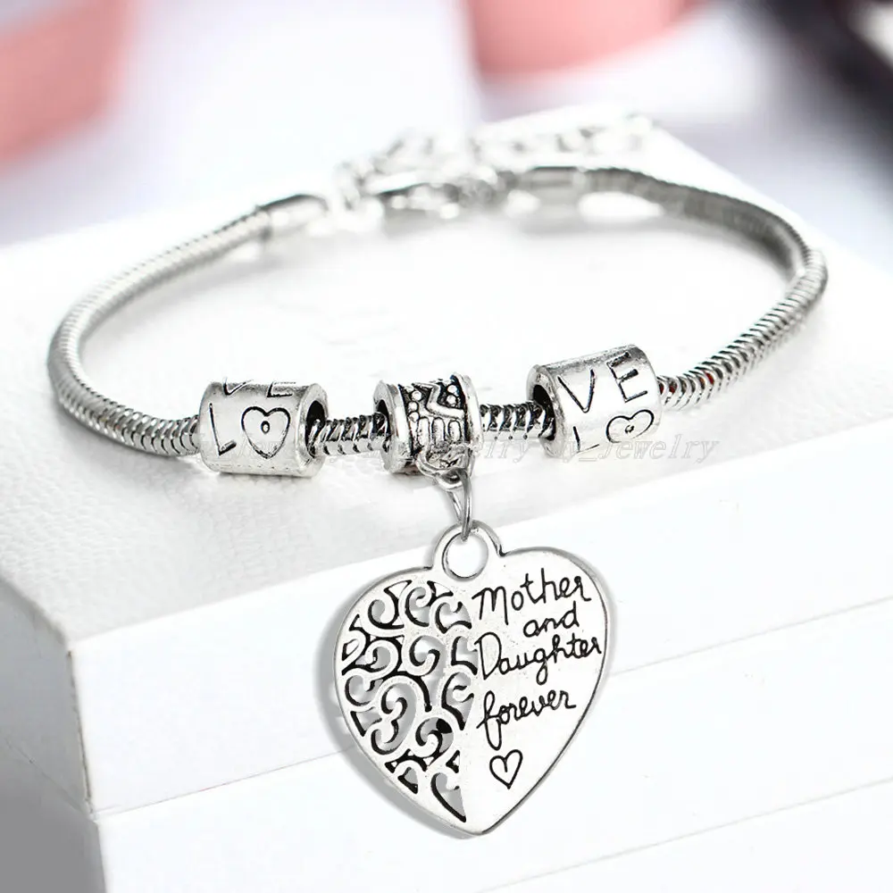 mother daughter charm bracelets