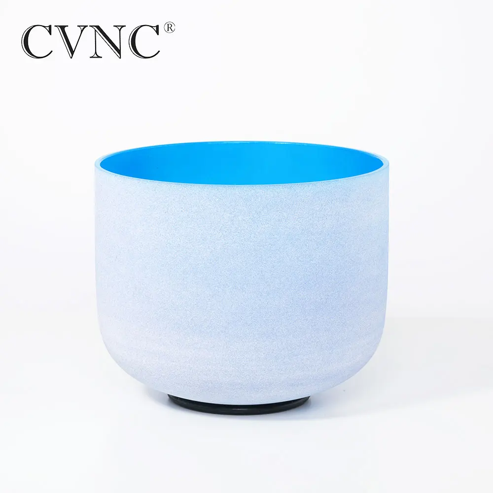 

CVNC 12 Inch G Throat Blue Chakra Quartz Crystal Singing Bowl