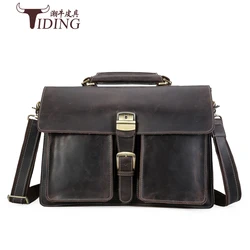 Hombres Maletín de Cuero de Vaca 2017 Nuevo Hombre de Negocios de Moda Casual Marca Vestido Negro Sólido Bolsos Cuero Genuino Bolsas Laotop 15 & Quot; Hombres Maletín de Cuero de Vaca 2017 Nuevo Hombre de Negocios de Moda Casual Marca Vestido Negro Sólido Bolsos Cuero Genuino Bolsas Laotop 15 & Quot;