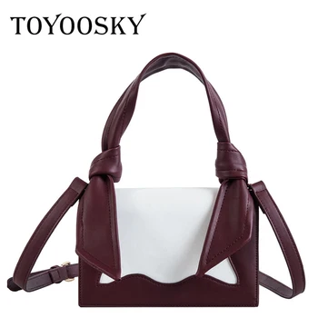 

TOYOOSKY 2019 New Women Luxury Handbags Simple Fashion Trend Woman Messenger Bag Small Crossbody Bag Girl Flap Bolsas Femininas