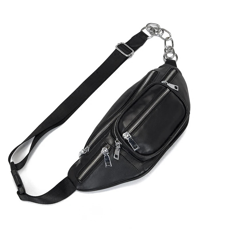 2018 Women Fashion Should Bag New Waist Pack PU Leather Belt Waist Bag ...
