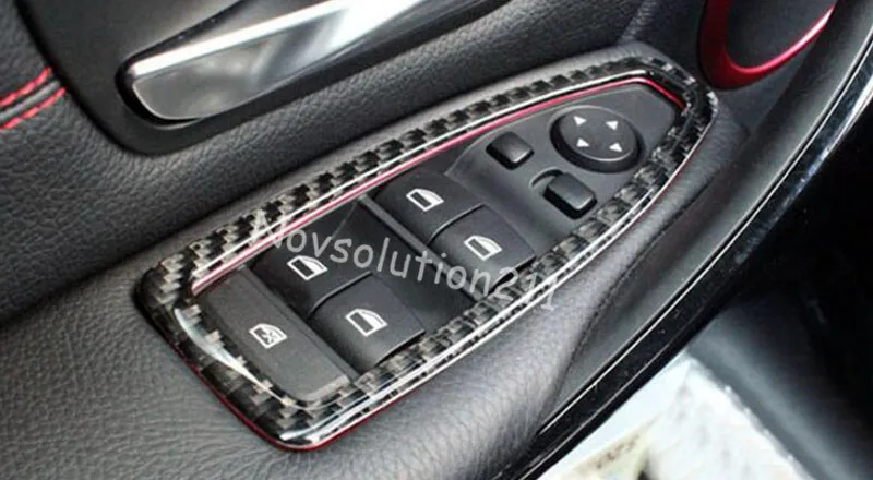 

Inner Door Handle Holder Window Lift Switch Cover Trim For BMW 3GT 2013-2015