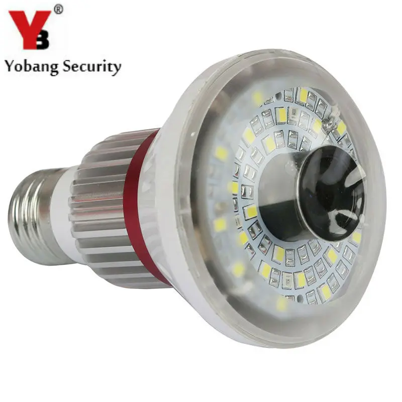 

YobangSecurity Bulb Light Wireless WiFi AP P2P IP Network DVR CCTV Security Camera Nanny Surveillance Camera With 5W Led Light