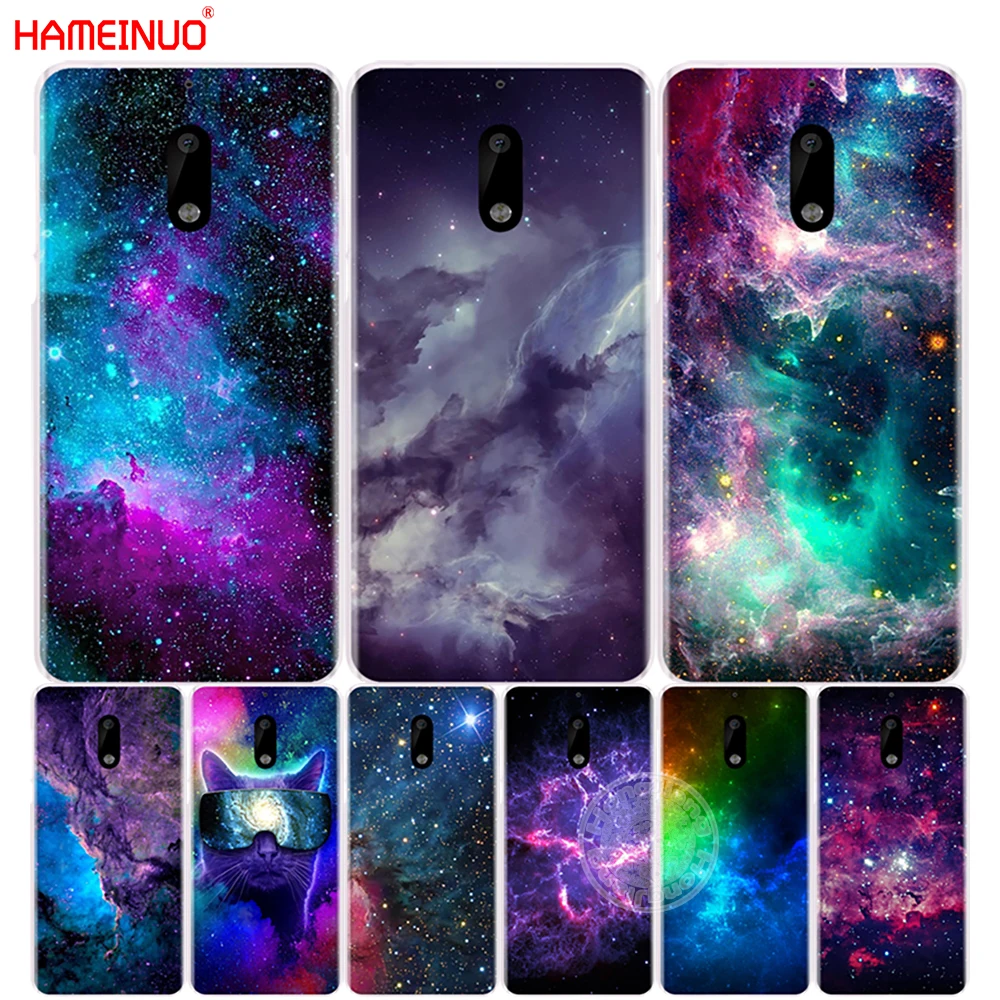 

HAMEINUO colorful space for galaxy universe cover phone case for Nokia 9 8 7 6 5 3 Lumia 630 640 640XL 2018