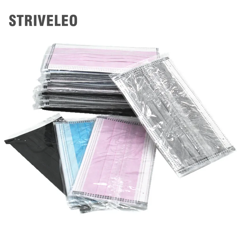 

10pcs 4 Layers Dustproof Facial Protective Cover Masks Disposable Activated Carbon Filter Anti-Dust Mouth Face Mask Health C