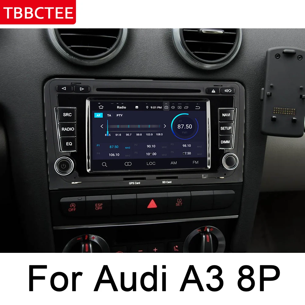 Для Audi A3 S3 8P 2003~ 2012 MMI мультимедиа для Android плеер Автомобильный навигатор gps WiFi BT карта HD система