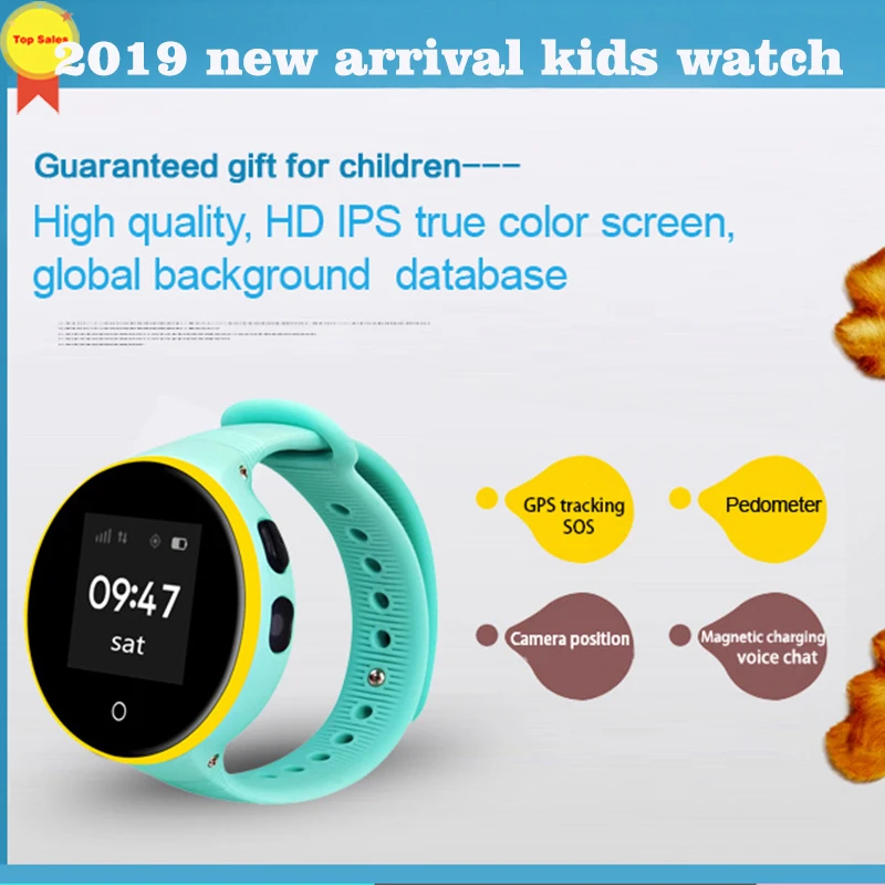 

GPS Child SOS Smart Watch Phone Position Children Watch 1.22''Touch Screen camera waterproof SOS Smart Baby Watch kid Anti-lost