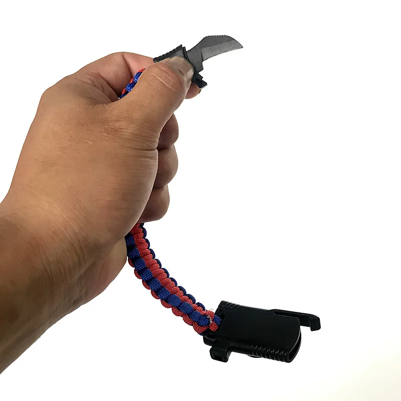 Braided Bracelet Men Women Paracord Outdoor Survival Bracelet Camping Rescue Emergency Rope Bangles Compass Whistle Knife 5 in 1 Braided Bracelet Men Women Paracord Outdoor Survival Bracelet Camping Rescue Emergency Rope Bangles Compass Whistle Knife 5 in 1