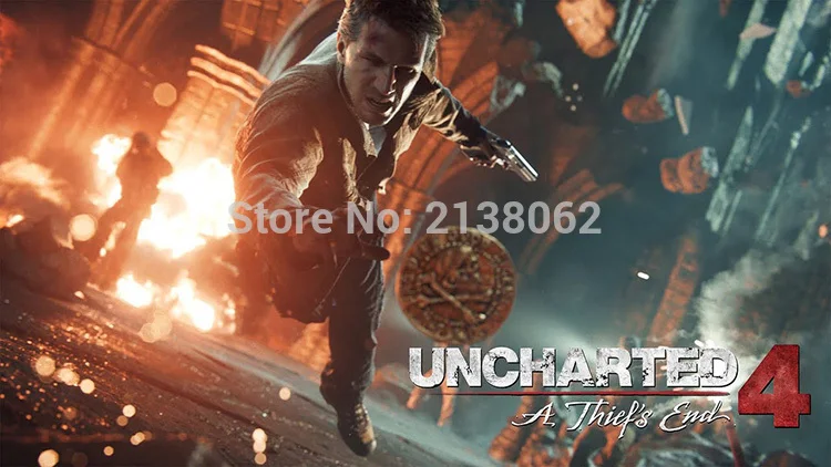 PS4 Uncharted 4 вор конец пиратский ожерелье из золотых монет Дрейк последнего приключения