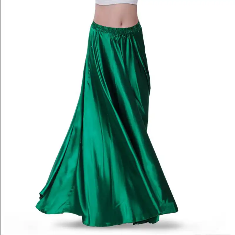silk long skirts