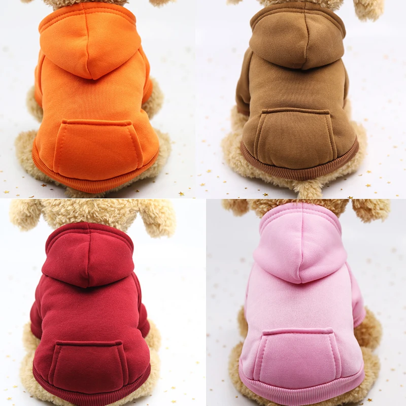 Warm Pet Clothes for Dog Coat Polyester Puppy Sweatshirt Winter Clothing Costume Ropa perro | Дом и сад