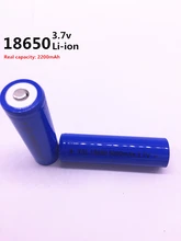 Di alta qualità 5000 mAh 3.7 V 18650 per NCR li-ion batteria ricaricabile per la reale capacità di 2200 Mah