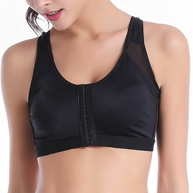 Breathable Vest Yoga Running Quick Dry Flexible with Front Zipper and