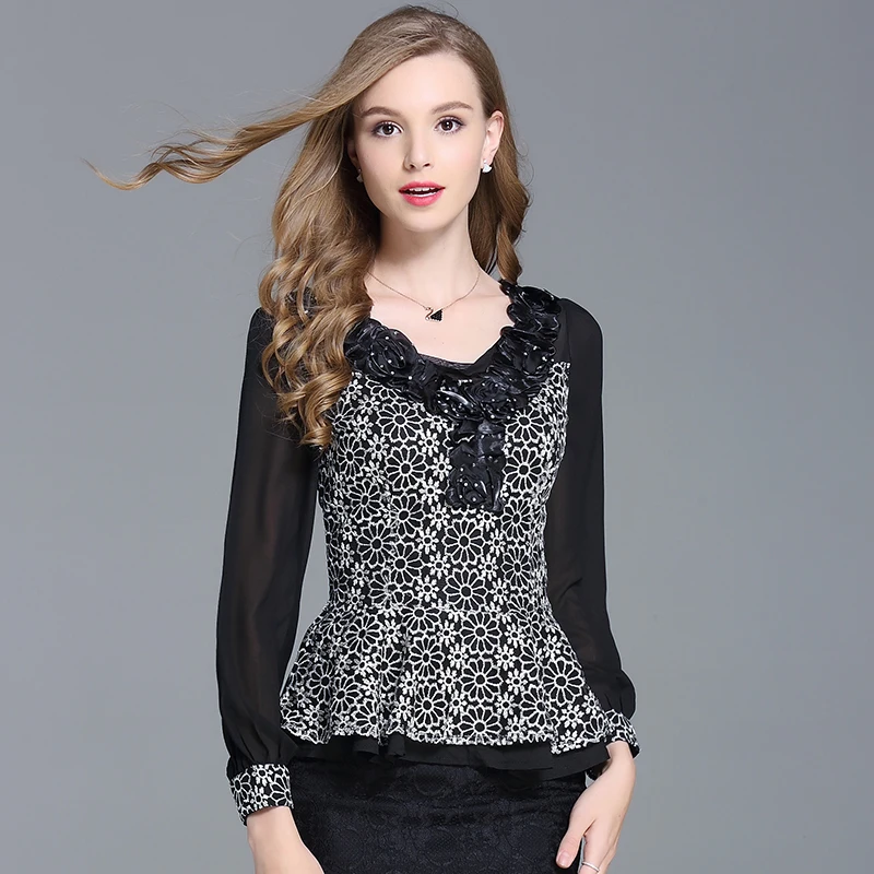 Elegant black blouses for women 2017 schedule Elegant black blouses for women 2017 schedule