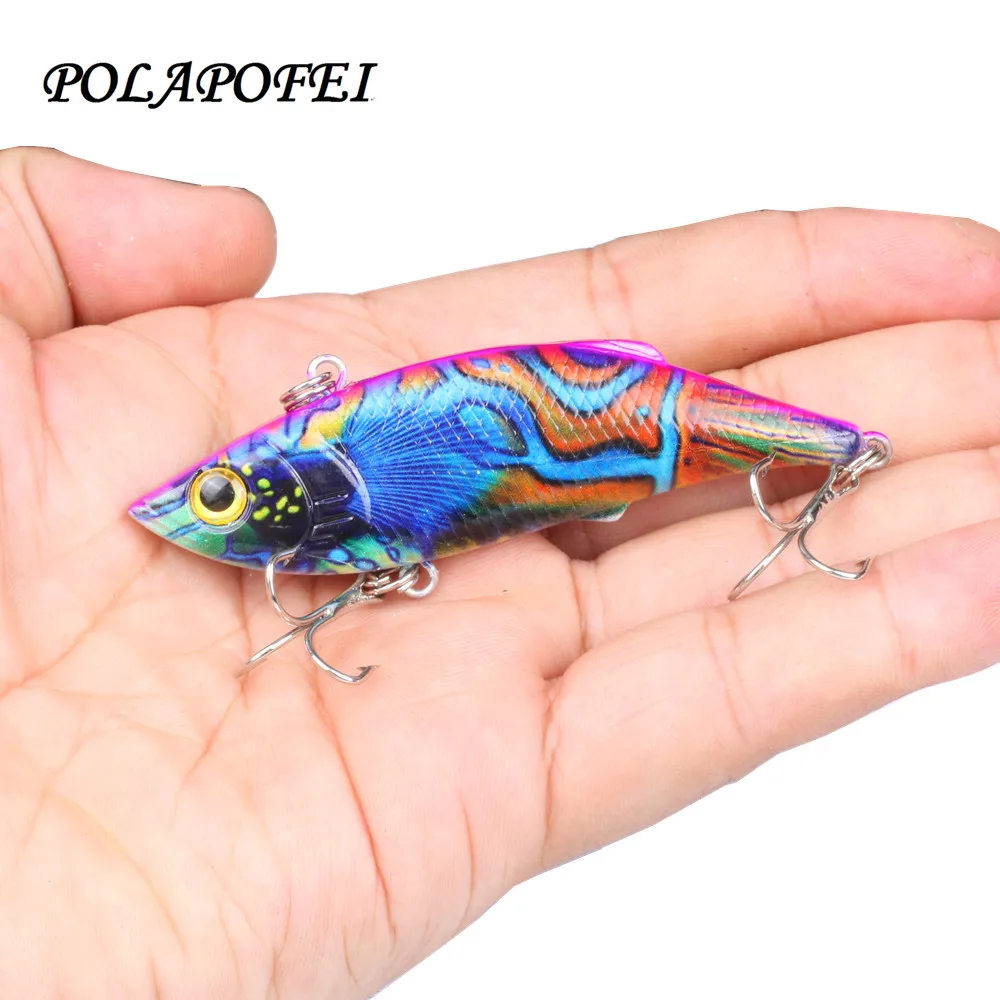 

POLAPOFEI 4pcs Sinking Fishing Lure Wobbler Fishing Bait Crankbait Peche Trolling Artificial Fish Tackle Kosadaka 7.5cm 10g D270