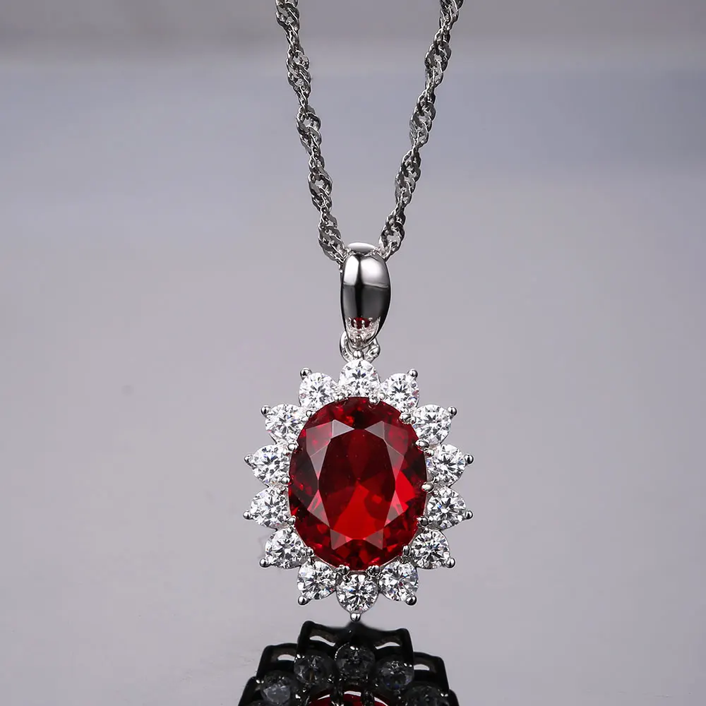 silver ruby pendants CASP03881SA-1 (1)