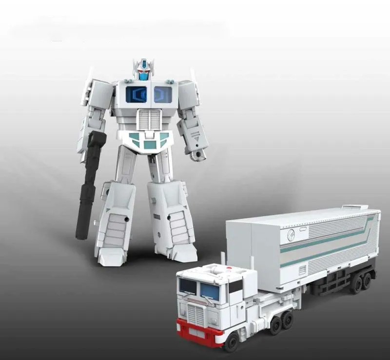 

DX Robot Toys Transformation X34W Ranton White UM With Trailer Limted Action Figure Collection Kids Gift