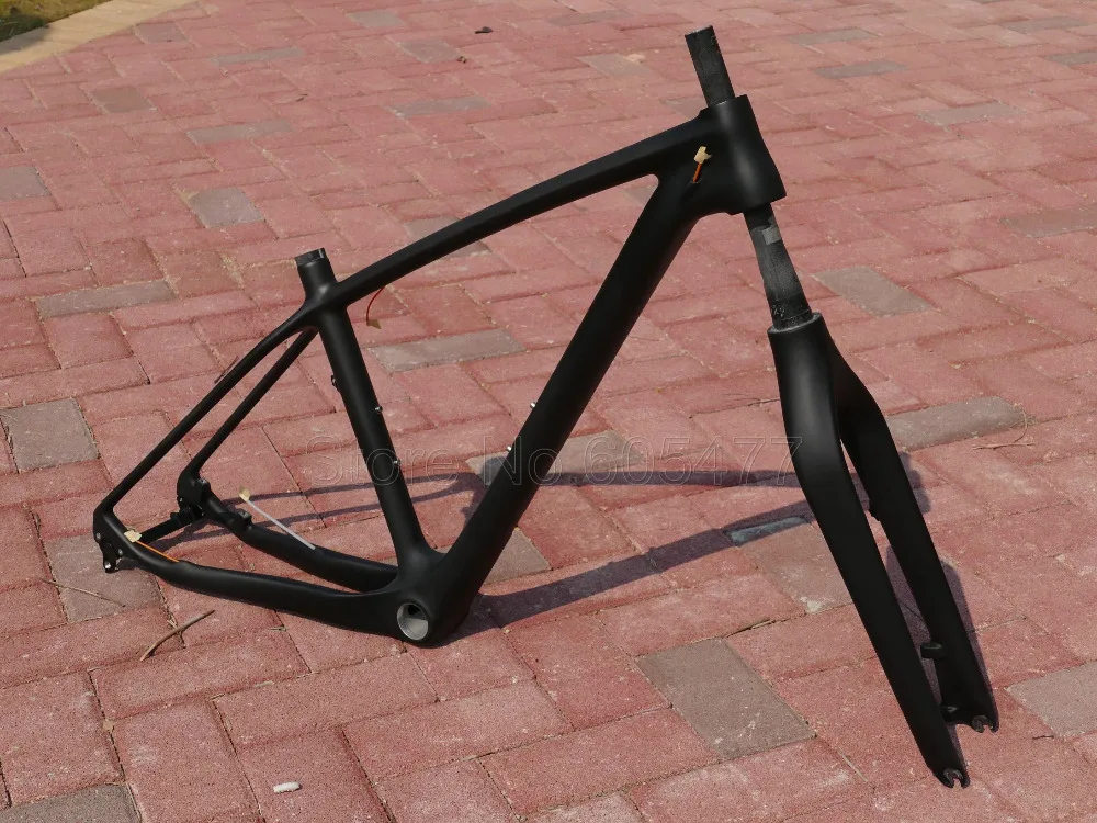 

2019# FR-501 Toray Carbon Fiber Disc Brake Frame Mountain Bike Bicycle Cycling 27.5ER 650B Frame MTB 17" , 19" + Fork
