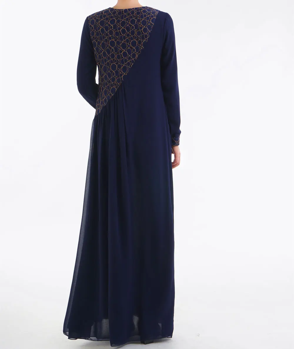 Модное мусульманское кружевное платье Abaya мусульманская одежда для женщин Jilbab
