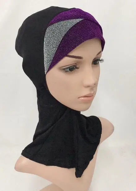 

The new silk shiny brim three layers cross the modal cap.