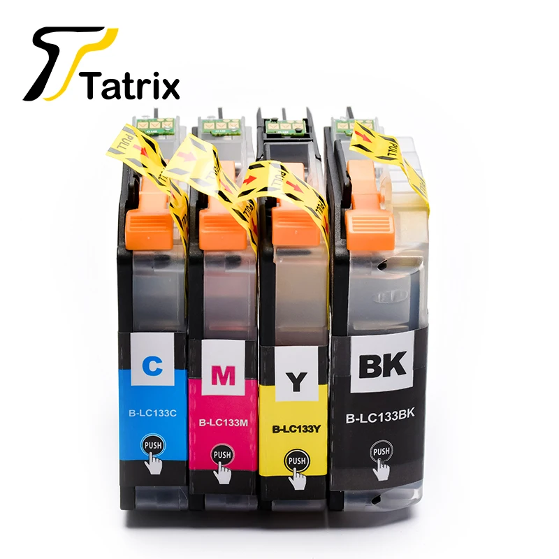 Tatrix 4PK для Brother LC133 LC131 чернильный картридж для принтера Brother MFC-J245 J470DW J475DW J650DW J870DW DCP-J152W J172W J552DW J752DW