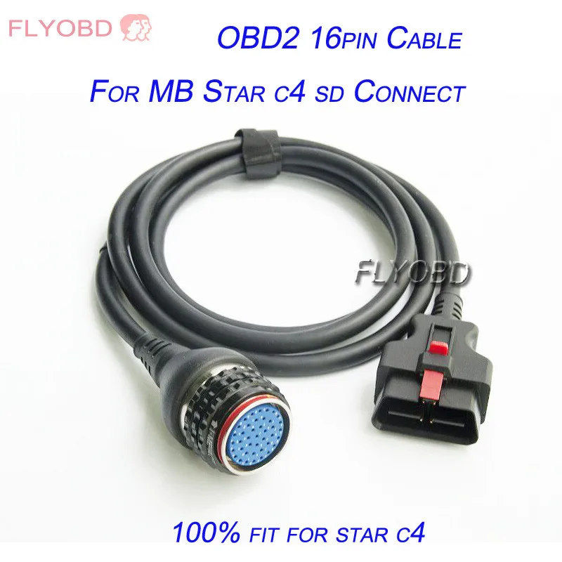 OBD2 16pin Cable fot mb star c4 sd connect compact 4 diagnostic tool