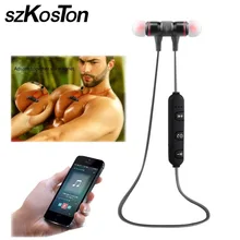 Bluetooth Headset Wireless Sport Running Earphones In-ear Magnet Earbud With Microphone Earphone For Xiaomi Apple mobile